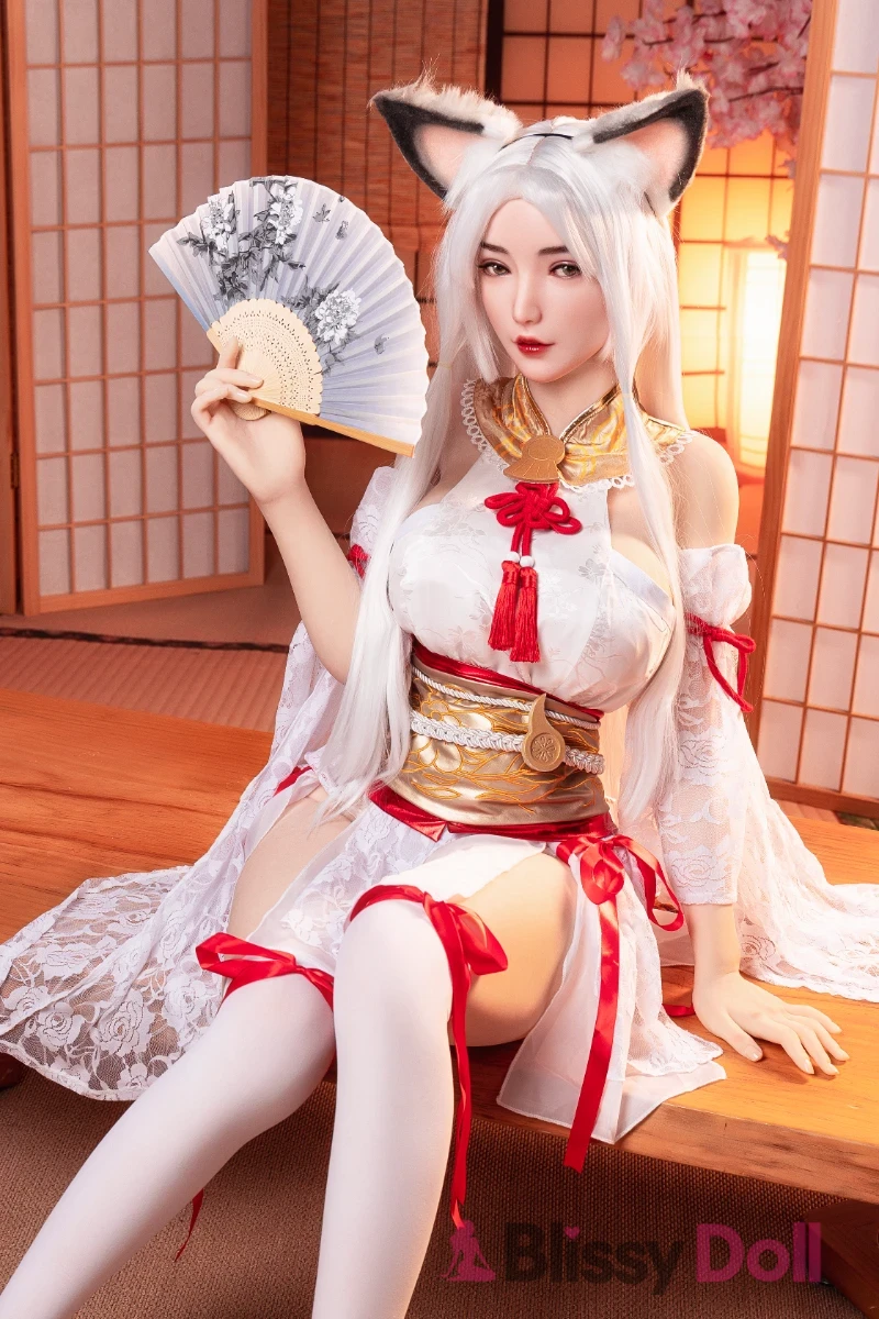 160cm (5.2ft) Silicone Sex Doll White Fox